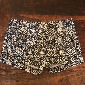 EUC J.Crew side zip shorts Sz 8